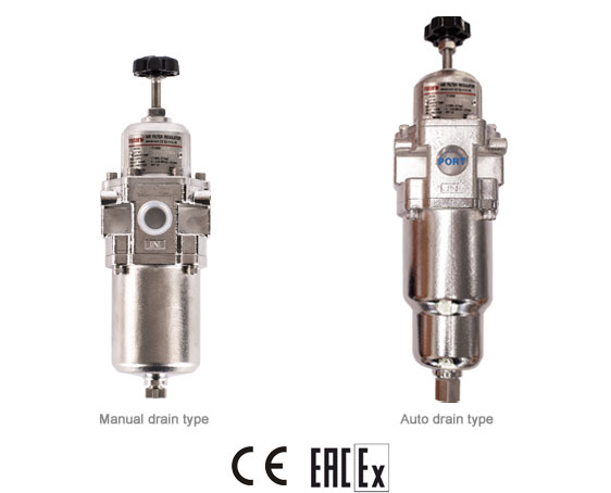 YT-225 空气过滤减压阀 1/2＂(不锈钢316)