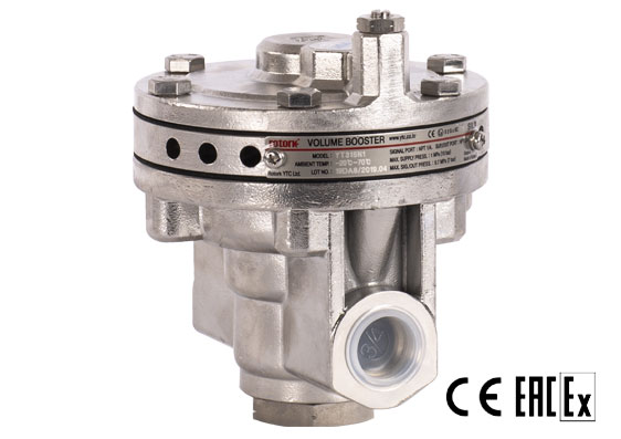 YT-315 气动放大器(3/4＂不锈钢316型)